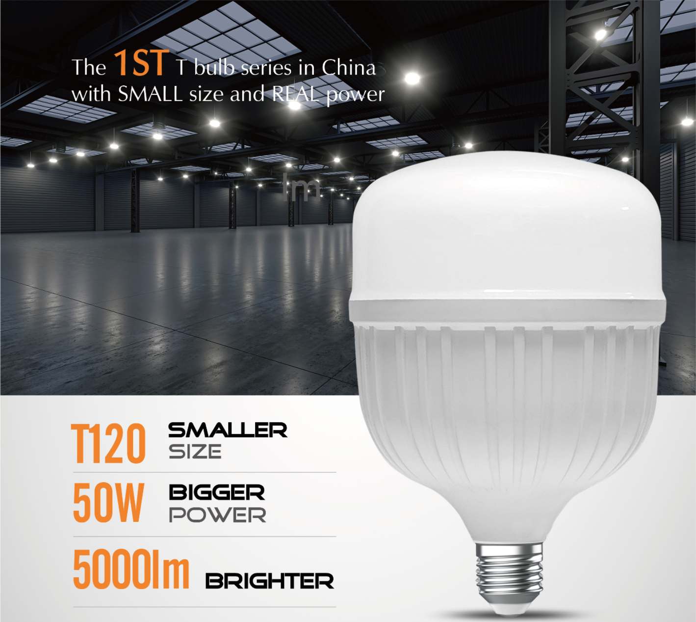 ELFY: The 1ST Small size with Full Capacity T bulb series in China